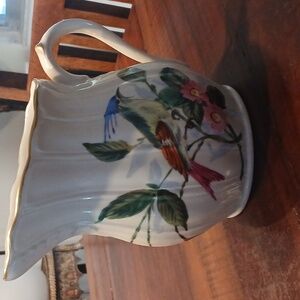 Hand painted vase or pitcher